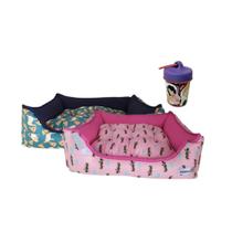 Kit Caminha Confortpet Compre 2 G Ganhe Uma P + Porta Petisco Kit Caminha Confortpet Compre 2 G Ganhe Uma P + Porta Petisco