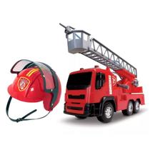 Kit Caminhão Brutale C/ Capacete Bombeiro Viseira Esquadrão Infantil Brinquedo Kit Caminhão Brutale C/ Capacete Bombeiro Viseira Esquadrão Infantil Brinquedo