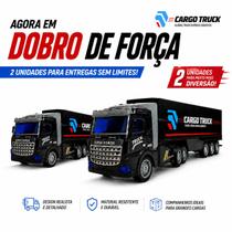 Kit Caminhão Carreta Truck, Contendo 2 Quantidades, com Controle Remoto, Brinquedo, Carga, Resistente, Design Moderno Kit Caminhão Carreta Truck, Contendo 2 Quantidades, com Controle Remoto, Brinquedo, Carga, Resistente, Design Moderno