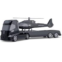 Kit Caminhão de Brinquedo e Helicóptero Blindado