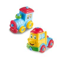 Kit Caminhão e Trem Brinquedo Multicolorido Kit Caminhão e Trem Brinquedo Multicolorido