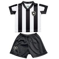 Kit Camisa Botafogo Bebê Com Shorts Uniforme 1 Torcida Baby