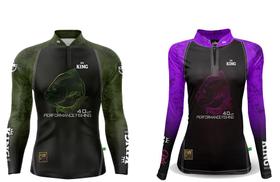 Kit Camisa Camiseta De Pesca Casal King Tamba C/ Proteção Solar Uv50+ Tambaqui