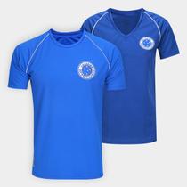 Kit Camisa Cruzeiro Basic Retrômania Casal que Torce Junto Kit Camisa Cruzeiro Basic Retrômania Casal que Torce Junto