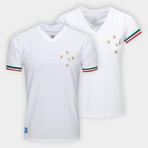 Kit Camisa Cruzeiro RetrôMania Palestra II Casal que Torce Junto