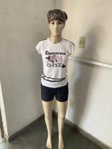 Kit camisa de malha + short de tecido lycra Kit camisa de malha + short de tecido lycra