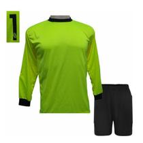 Kit Camisa e Bermuda Para Goleiro Com Proteção Acolchoada