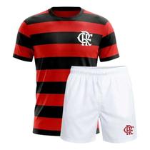 Kit Camisa e Calção Betel Sport Flamengo Home Infantil - P Kit Camisa e Calção Betel Sport Flamengo Home Infantil - P