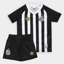 Kit Camisa Infantil Santos II 25/26 S/N Torcedor Umbro Masculina Kit Camisa Infantil Santos II 25/26 S/N Torcedor Umbro Masculina