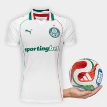 Kit Camisa Palmeiras II 26/27 s/n Torcedor + Mini Bola Trionda Copa do Mundo 2026