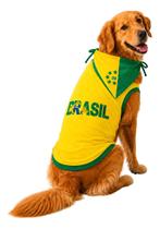 Kit Camisa Pet Brasil Bandana Cachorro Gato Kit Camisa Pet Brasil Bandana Cachorro Gato