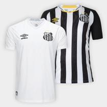 Kit Camisa Santos I 25/26 + Camisa Santos II 25/26 Neymar N 10 Torcedor Umbro Masculina