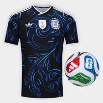 Kit Camisa Seleção Argentina Away 2026 Originals + Bola Trionda Training Adidas Kit Camisa Seleção Argentina Away 2026 Originals + Bola Trionda Training Adidas