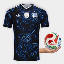 Kit Camisa Seleção Argentina Away 2026 Originals + Mini Bola Triondas Adidas Kit Camisa Seleção Argentina Away 2026 Originals + Mini Bola Triondas Adidas
