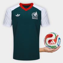 Kit Camisa Seleção México Away 2026 Originals +Mini Bola Trionda Adidas Kit Camisa Seleção México Away 2026 Originals +Mini Bola Trionda Adidas