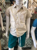 Kit camisa social bermuda saja