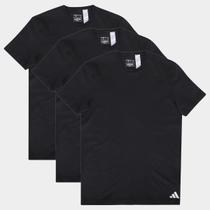 Kit Camiseta Adidas Básicas 3 Peças Masculino Kit Camiseta Adidas Básicas 3 Peças Masculino