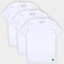 Kit Camiseta Adidas Básicas 3 Peças Masculino