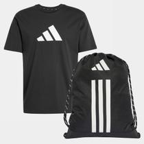 Kit Camiseta Adidas Future Icon + Mochila Adidas Treino Masculino Kit Camiseta Adidas Future Icon + Mochila Adidas Treino Masculino