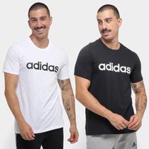 Kit Camiseta Adidas Logo Linear II Masculina -2 Peças