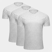 Kit Camiseta Básicos 3 Peças Masculino