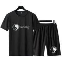 Kit Camiseta + Bermuda Moletom Tony Country Yin Yang Unissex