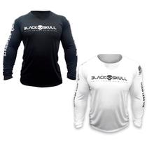 Kit camiseta black skull soldado bope - 2 unidades