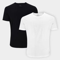 Kit Camiseta Calvin Klein Casual Masculina - 2 Peças