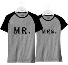 Kit Camiseta Casal Mr. E Mrs. - Sr E Sra - Namorados Smith