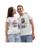 Kit Camiseta Casal Personalizado Cristã Sou Filho(a) do Rei - Tecido 100% Poliéster Kit Camiseta Casal Personalizado Cristã Sou Filho(a) do Rei - Tecido 100% Poliéster