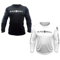 Kit camiseta caveira black skull - 2 unidades