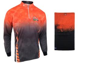 Kit Camiseta de Pesca Faca na Rede CS - Logo III 2021 + Bandana