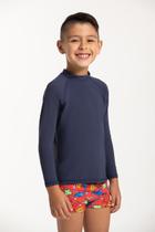 Kit Camiseta de Proteção Solar e Sunga Tubarões Vermelhos Kit Camiseta de Proteção Solar e Sunga Tubarões Vermelhos