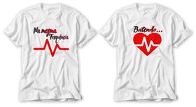 kit camiseta dia dos namorados coração batendo na frequência - VIDAPE