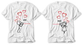 Kit camiseta dia dos namorados eu amo você presente namorado - VIDAPE