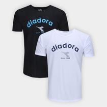 Kit Camiseta Diadora Com 2 Peças Masculina Kit Camiseta Diadora Com 2 Peças Masculina