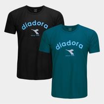 Kit Camiseta Diadora Com 2 Peças Masculina Kit Camiseta Diadora Com 2 Peças Masculina