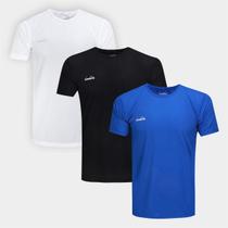 Kit Camiseta Diadora Com 3 Peças Masculina