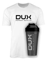 Kit Camiseta Dux Coqueteleira 800ml Nutrition Dry Fit Camisa - Kit Camiseta Dux Coqueteleira 800ml Nutrition Dry Fit Camisa -