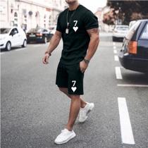Kit Camiseta e Bermuda Moletom Masculina Personalizada 7 de Copas Conjunto Academia Lançamento Chave Kit Camiseta e Bermuda Moletom Masculina Personalizada 7 de Copas Conjunto Academia Lançamento Chave