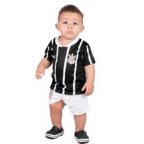 Kit Camiseta e Short Dry Baby/infantil Corinthians II