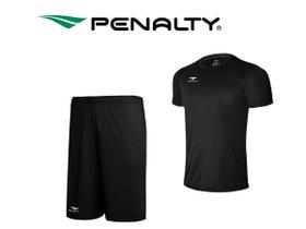 Kit Camiseta e shorts academia futebol treino Penalty Original