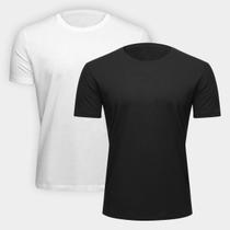 Kit Camiseta Hering Básica Slim Masculina 2 Peças Kit Camiseta Hering Básica Slim Masculina 2 Peças