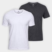 Kit Camiseta Hering Slim C/ 2 Masculina Kit Camiseta Hering Slim C/ 2 Masculina