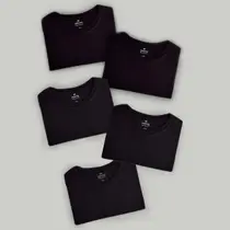 Kit Camiseta Hering Slim Masculina 5 Peças