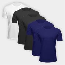 Kit Camiseta Hering Slim Masculina 5 Peças Kit Camiseta Hering Slim Masculina 5 Peças