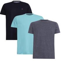 Kit Camiseta Industrie Básica Bordada França Algodão Premium Masculina 3 peças Cores Kit Camiseta Industrie Básica Bordada França Algodão Premium Masculina 3 peças Cores