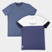 Kit Camiseta Industrie Básica Masculina 2 Peças Kit Camiseta Industrie Básica Masculina 2 Peças