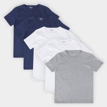 Kit Camiseta Infantil Hering 5 Peças