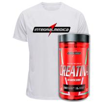 Kit Camiseta Integralmedica Creatina 120 caps Dry Fit - Kit Camiseta Integralmedica Creatina 120 caps Dry Fit -